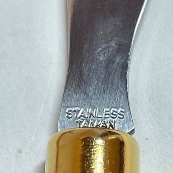 Cat-Themed Stainless Steel Cheese Spreaders With Pewter Handles Set Of 4 - Picture 5 of 8